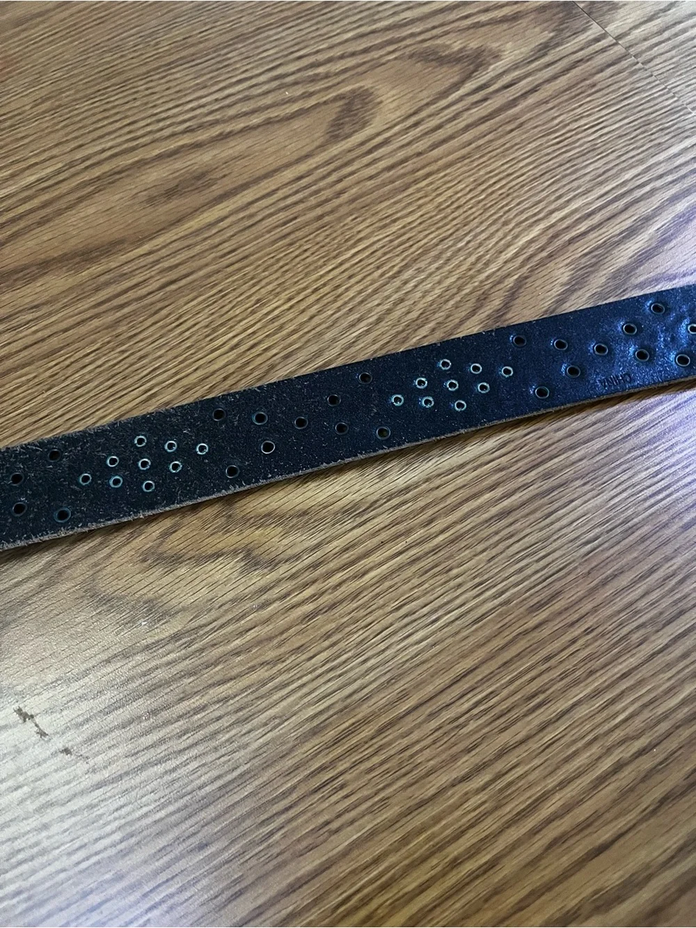 Brown Studded Leather Women’s Belt with Silver Buckle